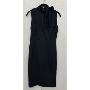 Calvin Klein Sheath Dress Size 4 Black  Sleeveless Wedding Guest Career
